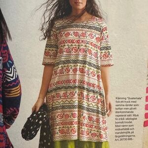 NEW Gudrun Sjöden Organic Cotton “Guatemala” Dress Size M